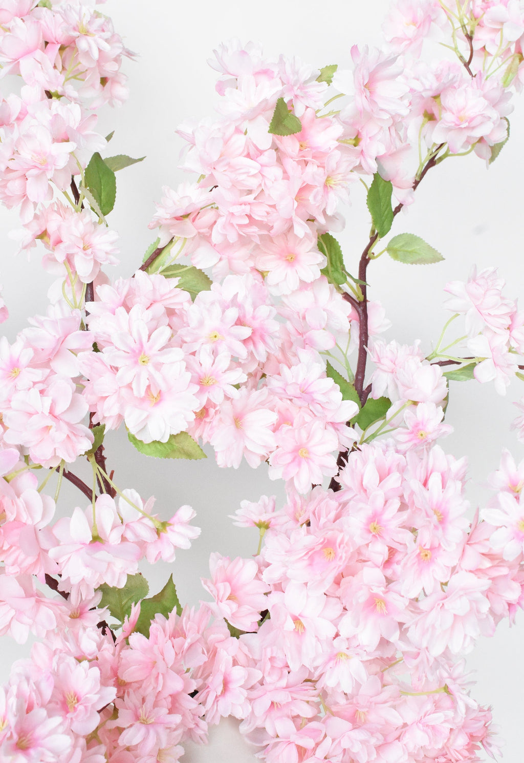 40" Faux Cherry Blossom Branch Stem Pink