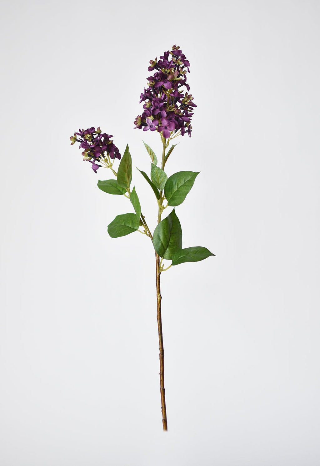 28.5" Faux Dark Purple English Lilac Stem