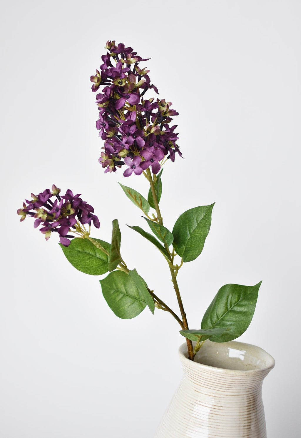 28.5" Faux Dark Purple English Lilac Stem