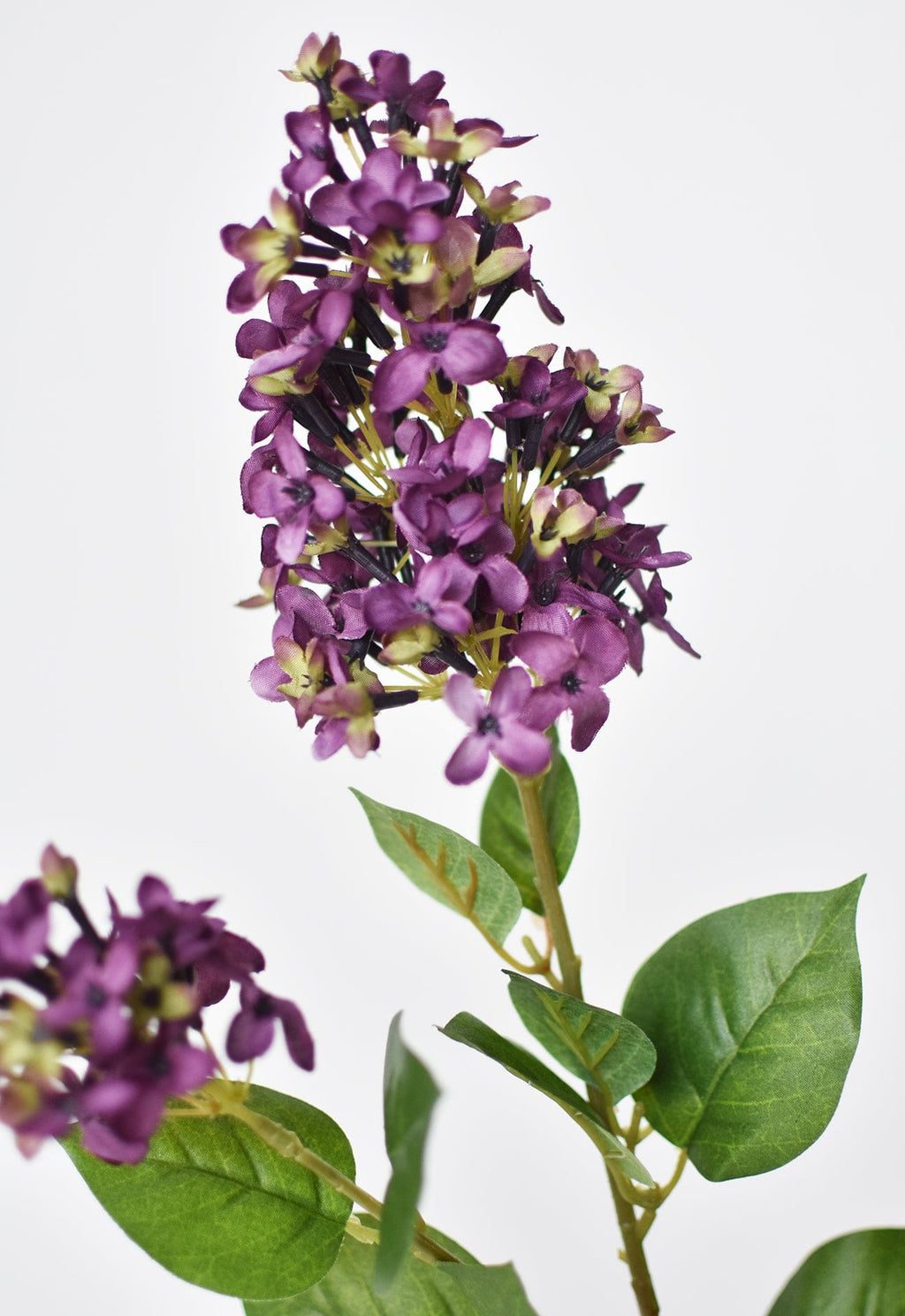 28.5" Faux Dark Purple English Lilac Stem
