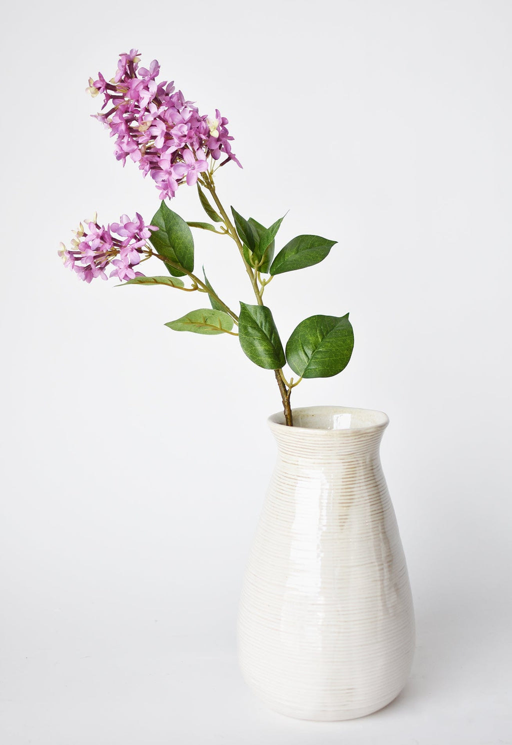 28.5" Faux Light Purple English Lilac Stem