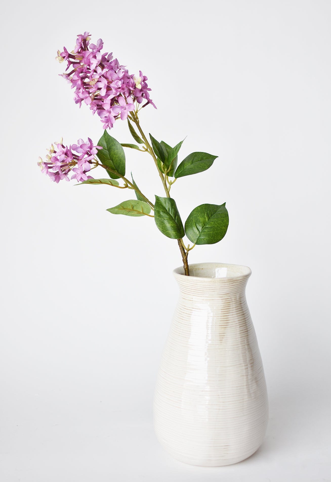 28.5" Faux Light Purple English Lilac Stem