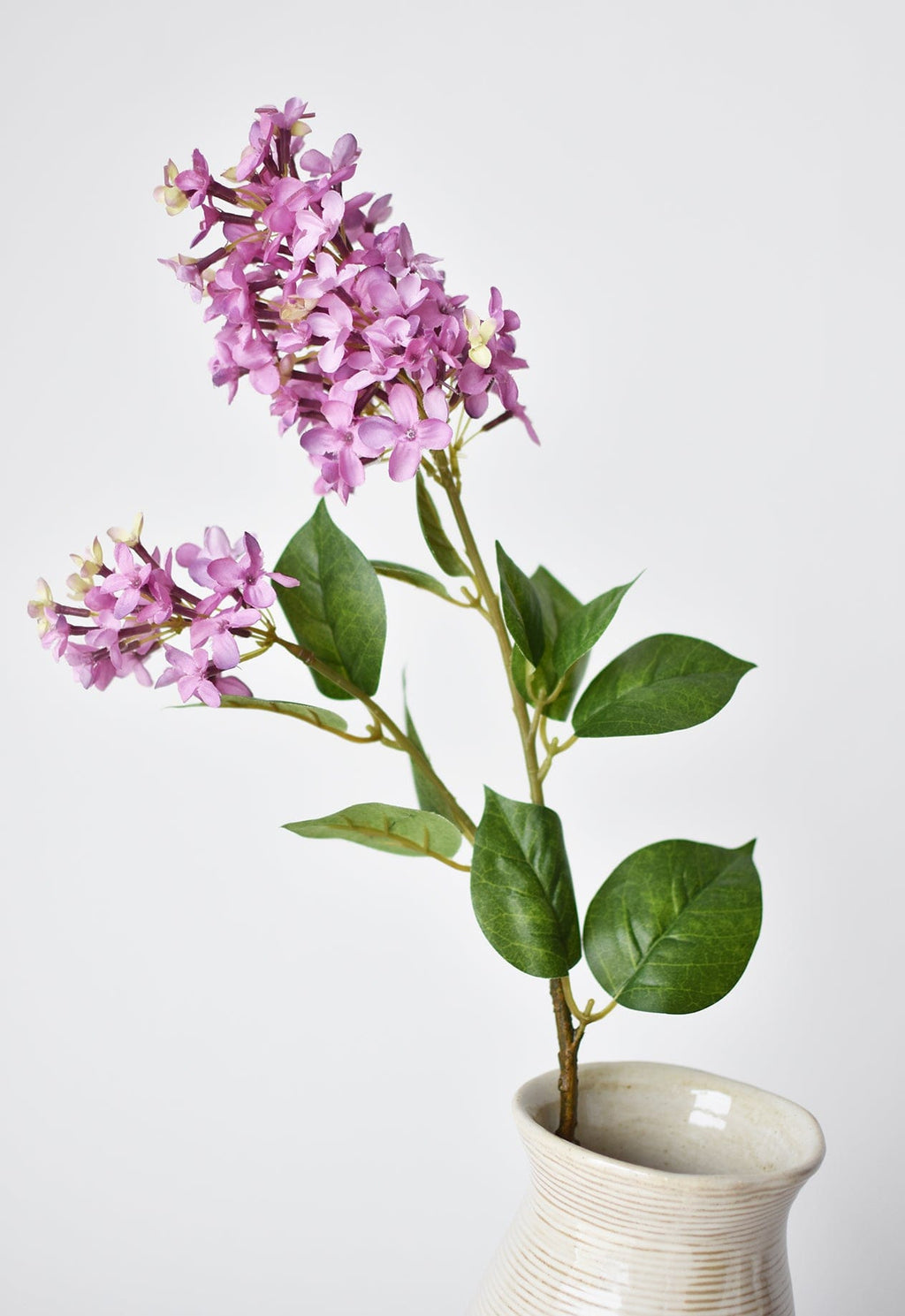 28.5" Faux Light Purple English Lilac Stem