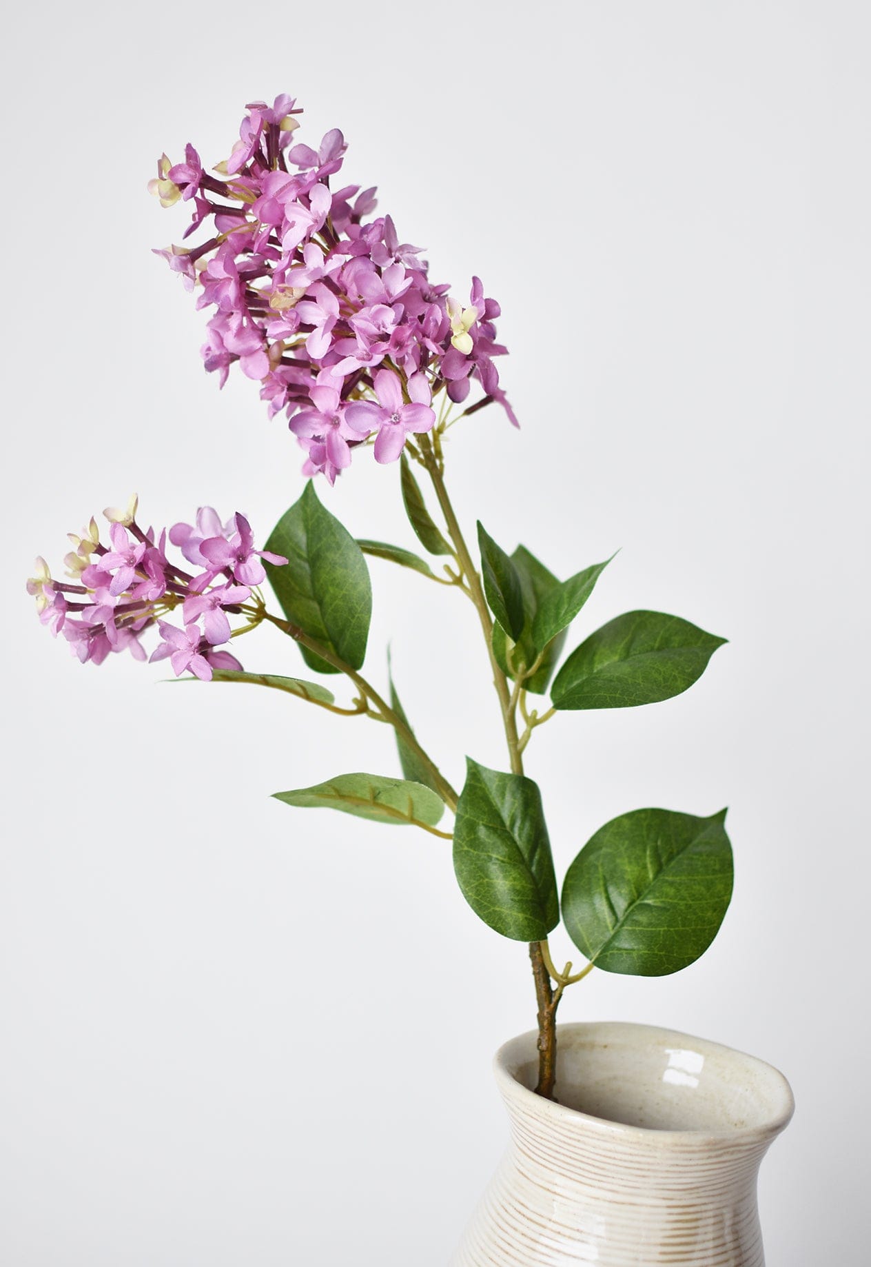 28.5" Faux Light Purple English Lilac Stem