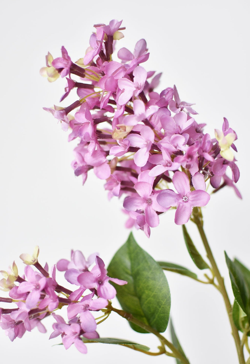 28.5" Faux Light Purple English Lilac Stem