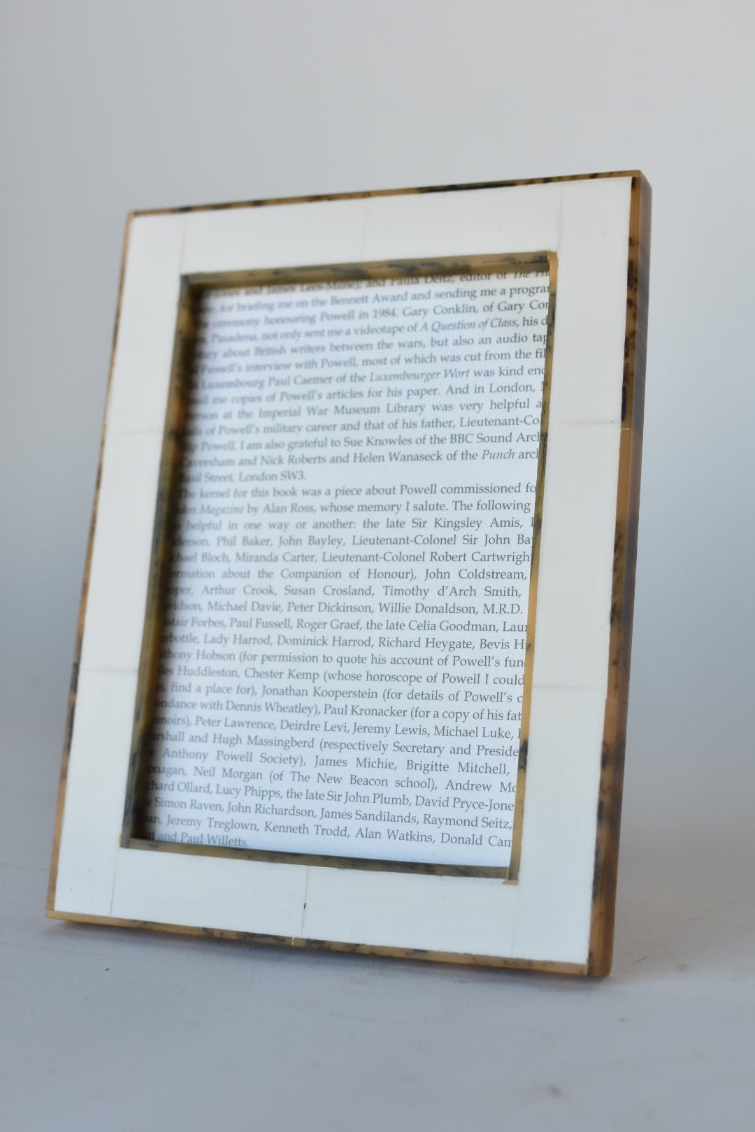 Inlaid Horn Picture Frame