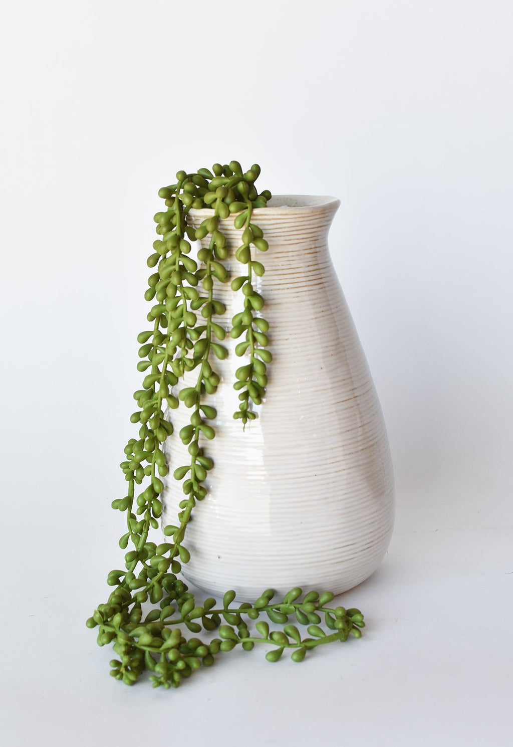 28" Faux String of Pearl Succulent Stem