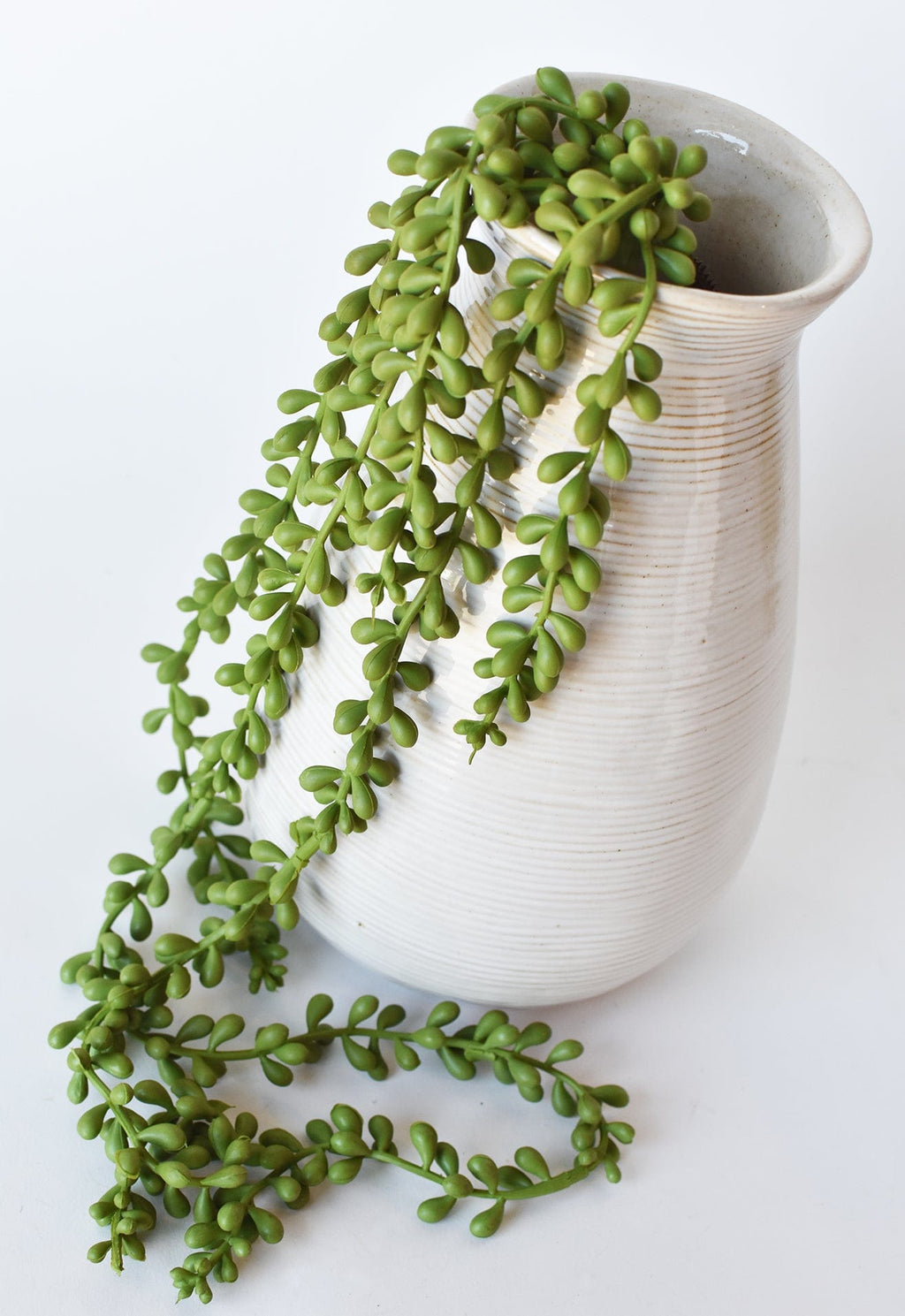 28" Faux String of Pearl Succulent Stem