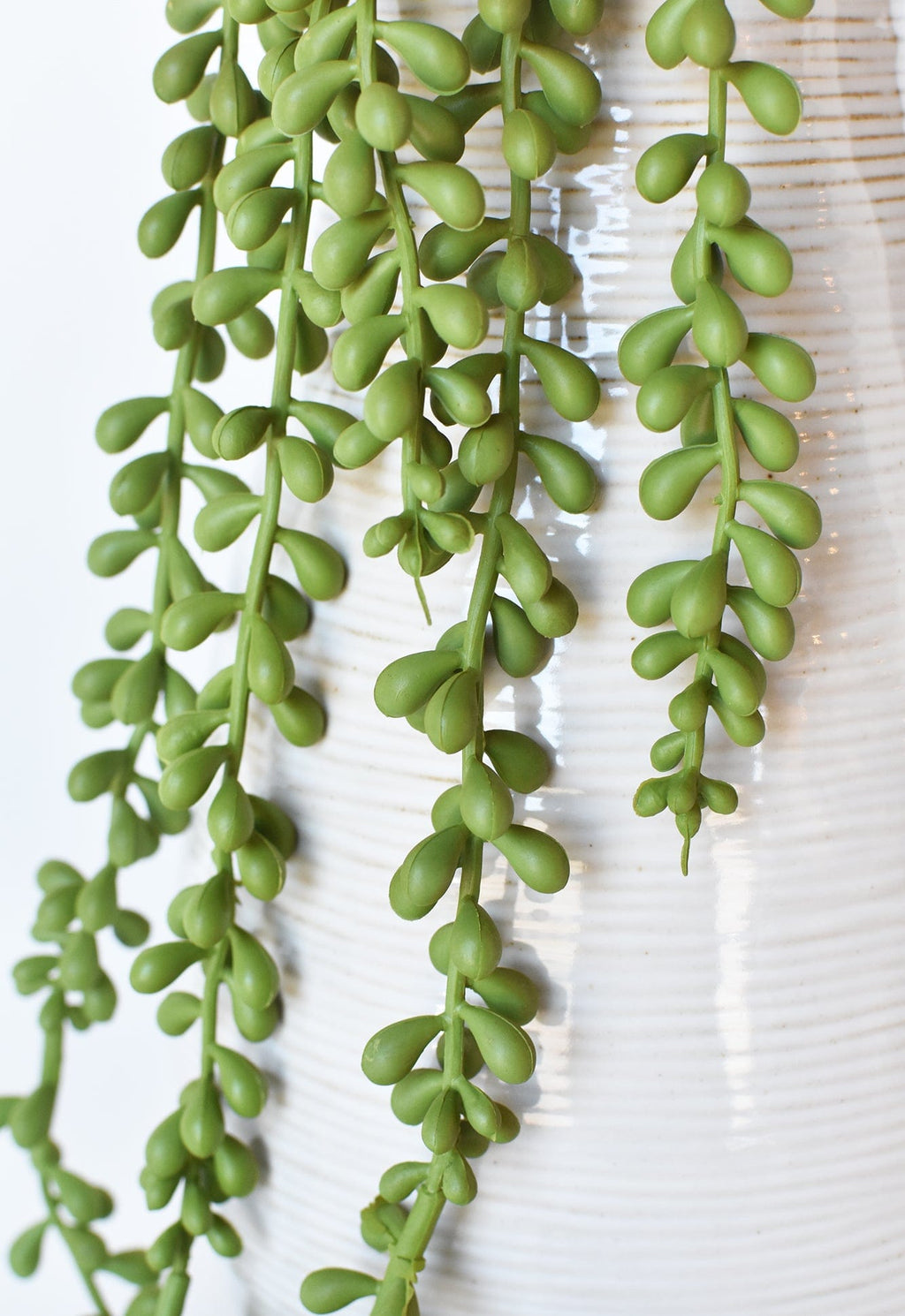 28" Faux String of Pearl Succulent Stem