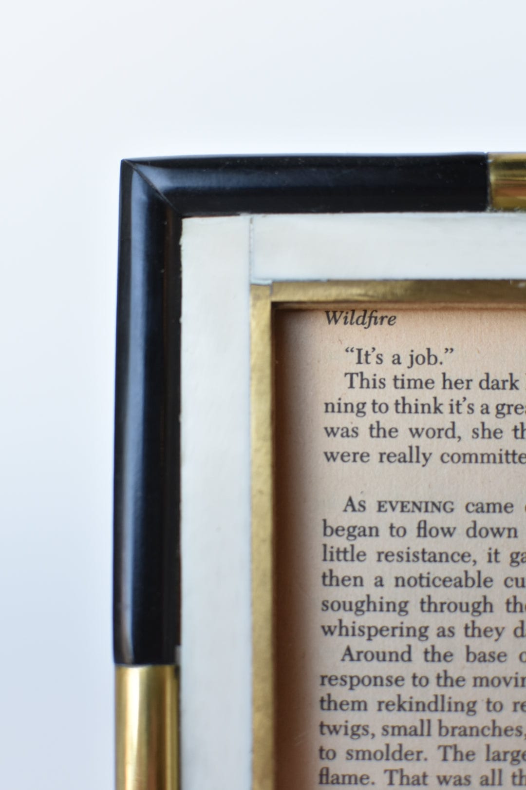 Mixed Bone & Brass Picture Frame