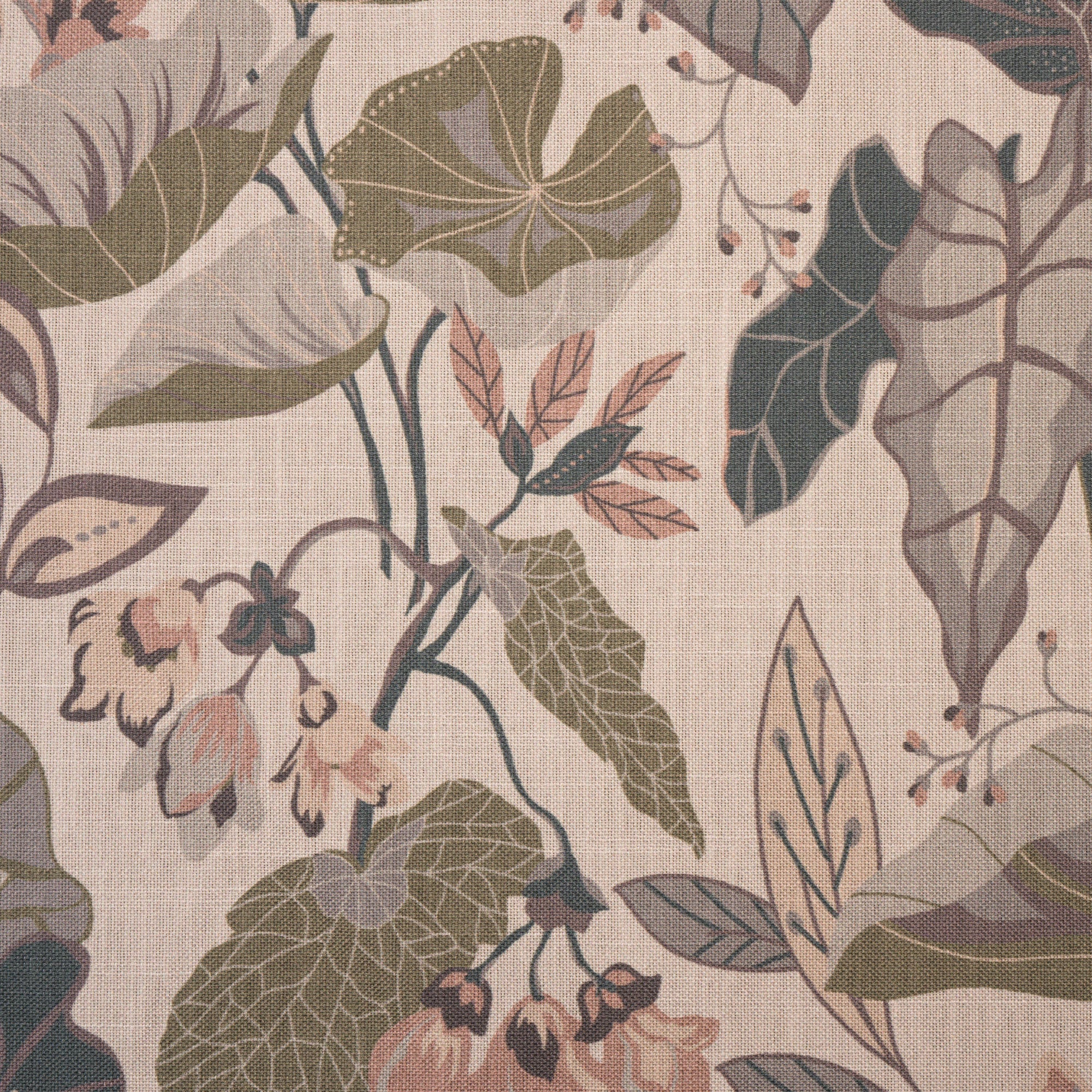 DELIA - TROPICAL PRINT UPHOLSTERY FABRIC BY THE YARD