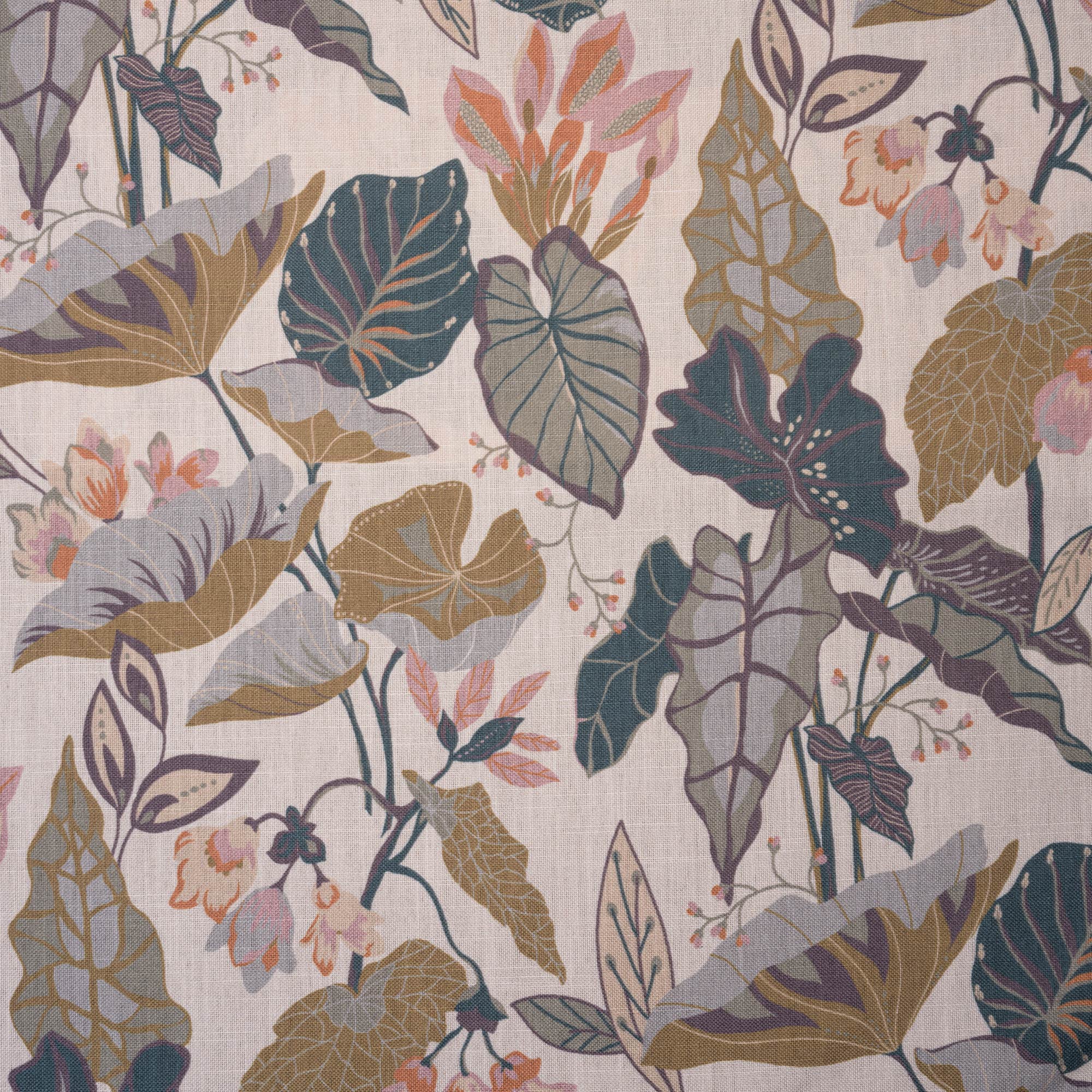 DELIA - TROPICAL PRINT UPHOLSTERY FABRIC BY THE YARD