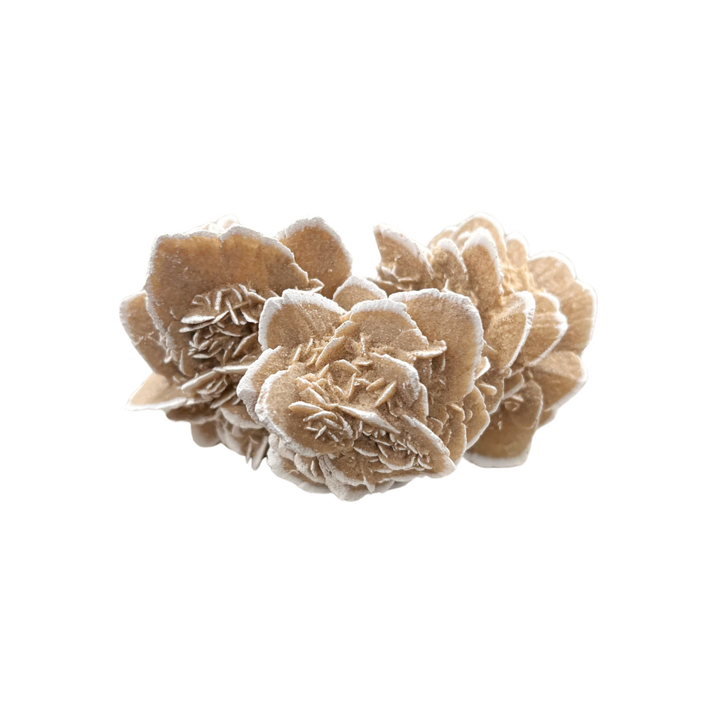 Desert Rose Selenite Triple Cluster