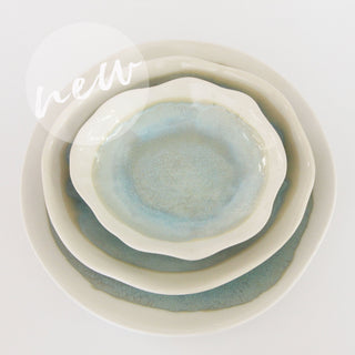 Artisan Ceramic Dinner Set — 3 Pieces
