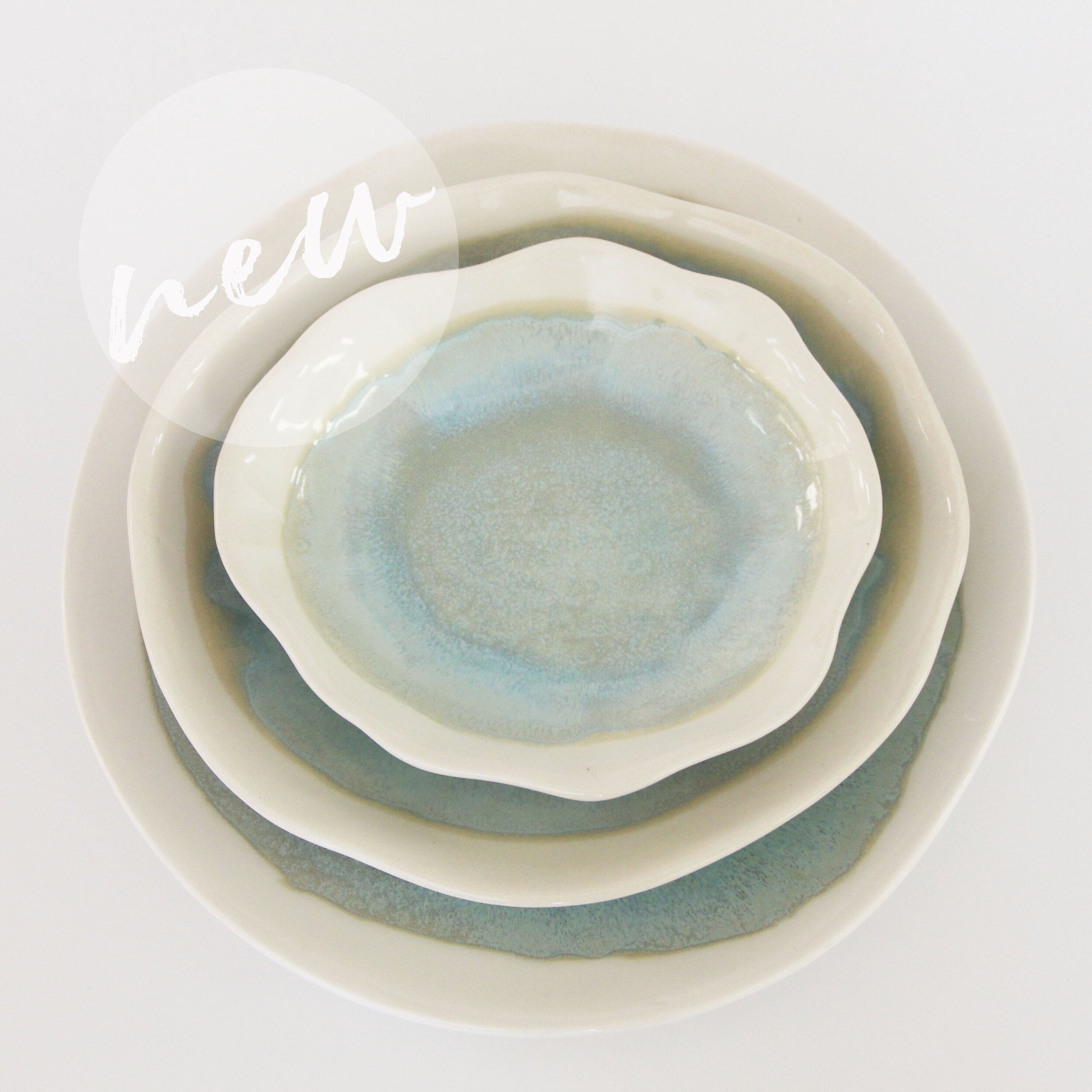 Artisan Ceramic Dinner Set — 3 Pieces