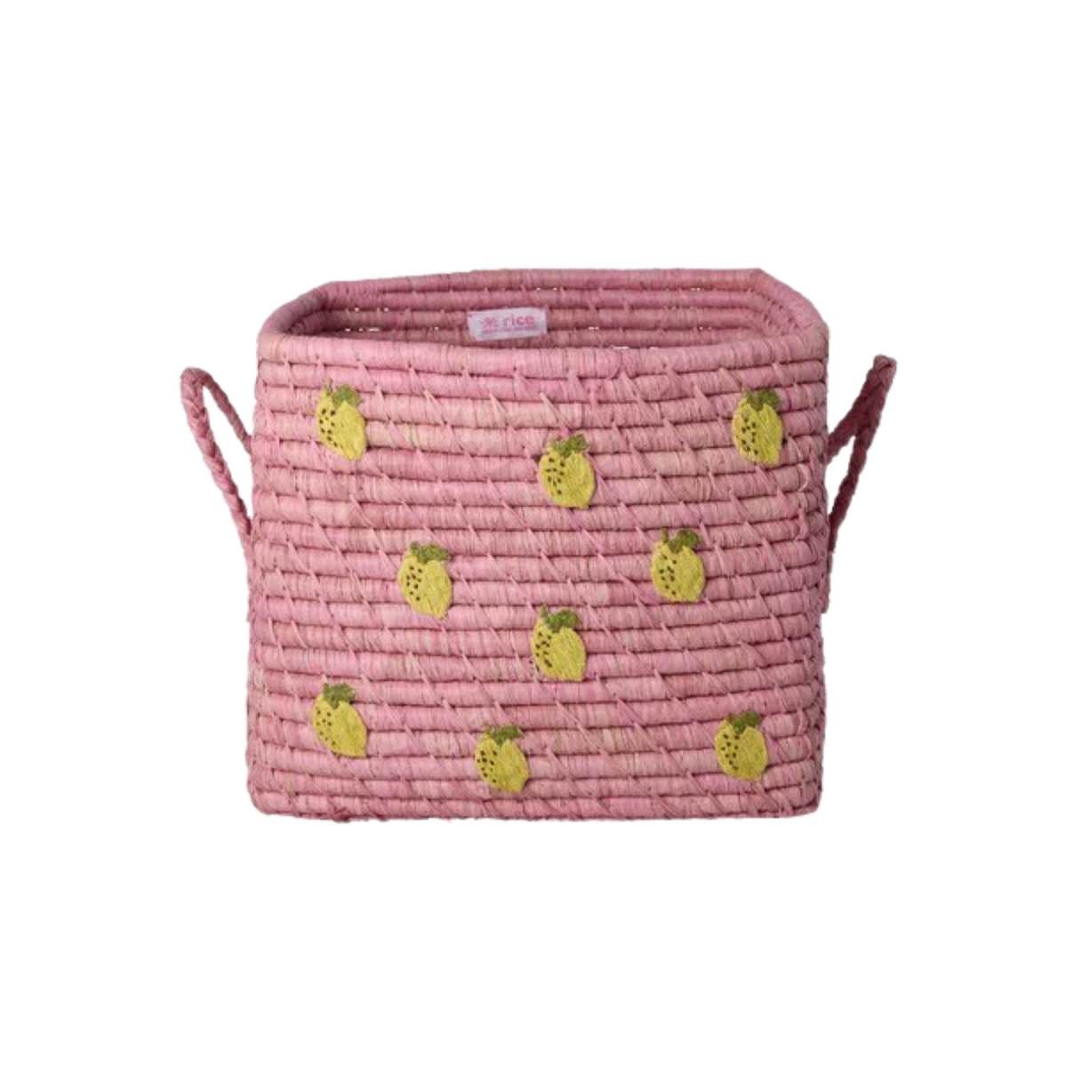 Limonata Raffia Basket — Rose