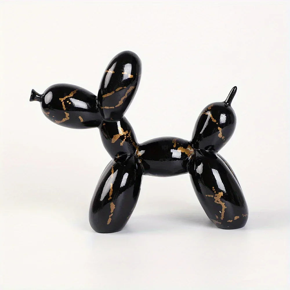 Dog Figurine - Handcrafted Colorful Ceramic