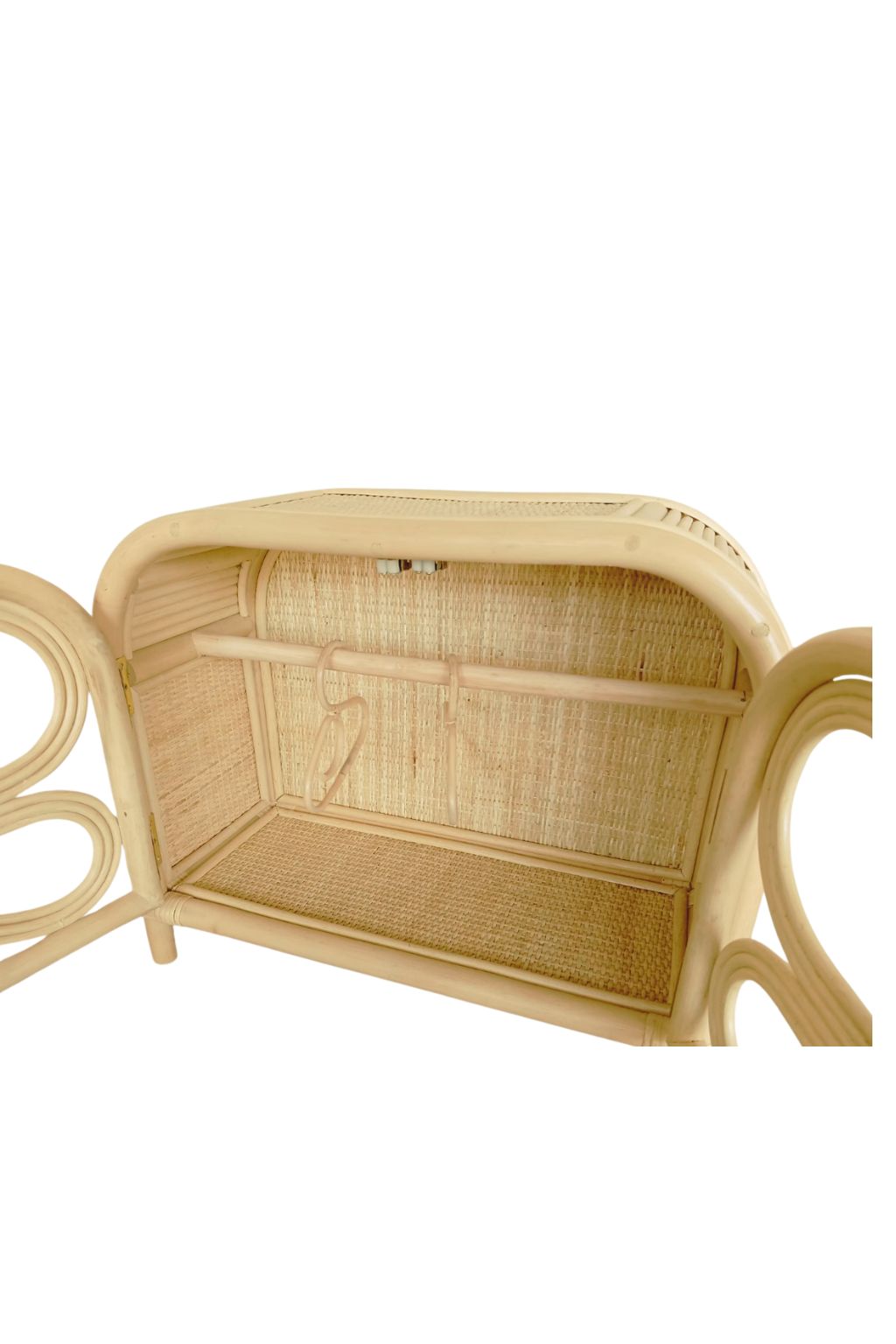 Rattan Doll Wardrobe