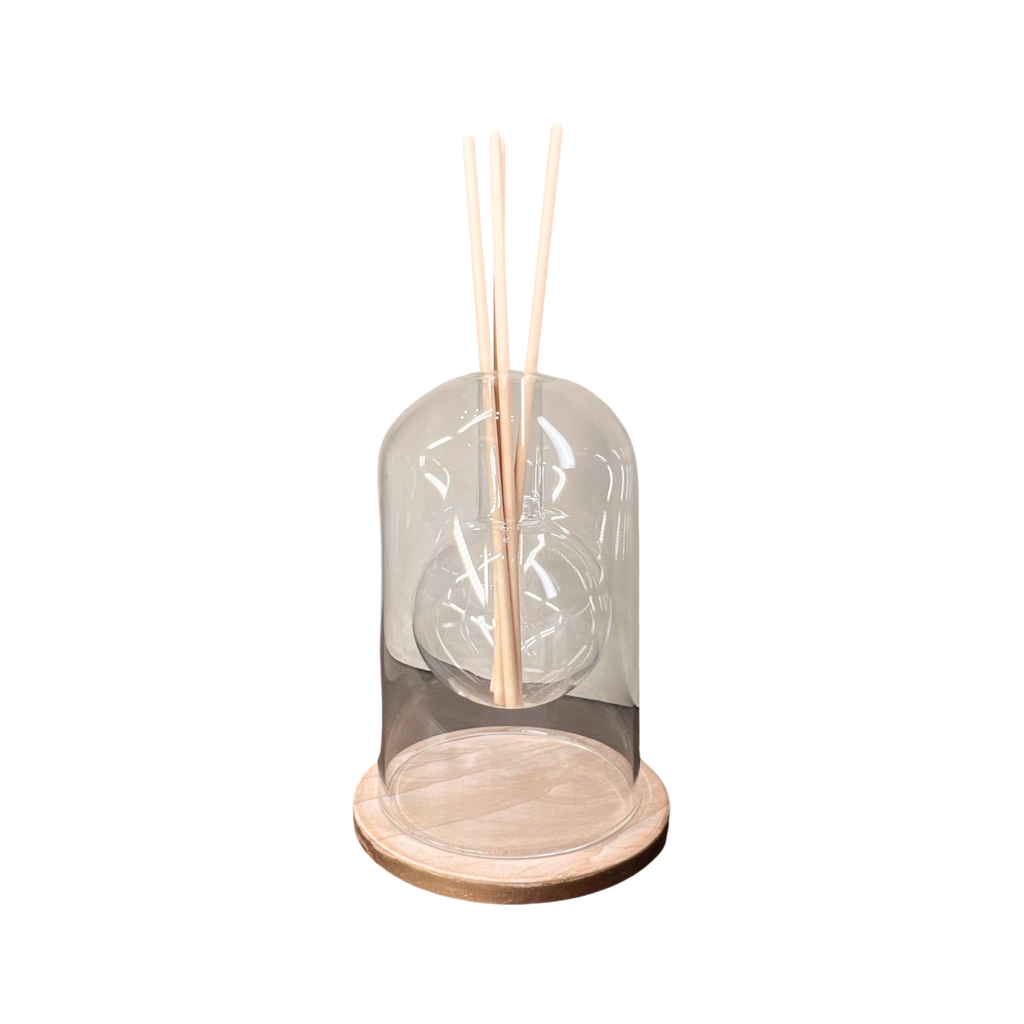 Double Glass Orb Diffuser Vase
