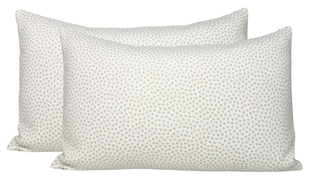 Kravet Spotted Pillow Cover in Tan, 36085-16, Indoor Outdoor Pillows