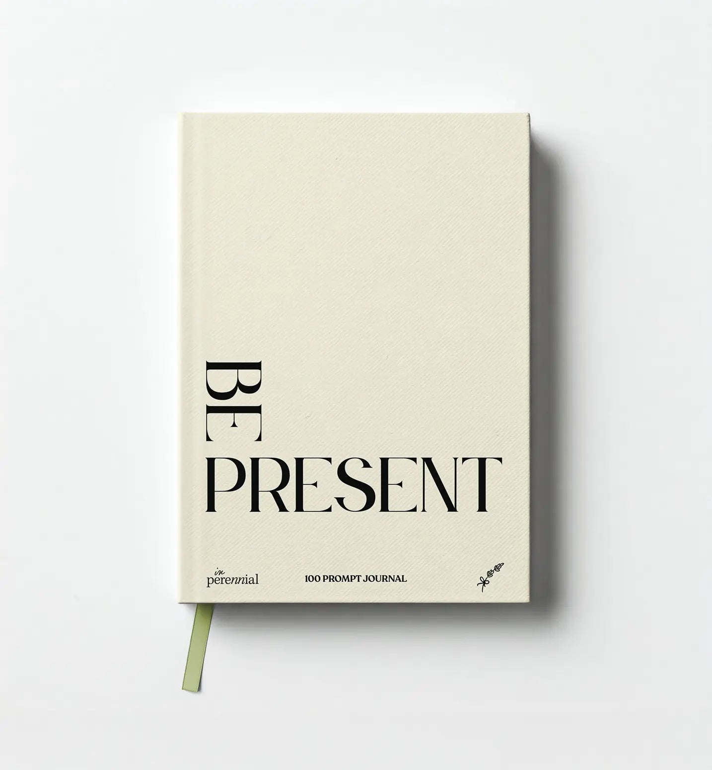 Be Present 100 Guided Prompt Journal - Beige Edition