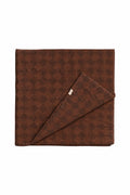 Brown Diamond Crib Quilted Blanket