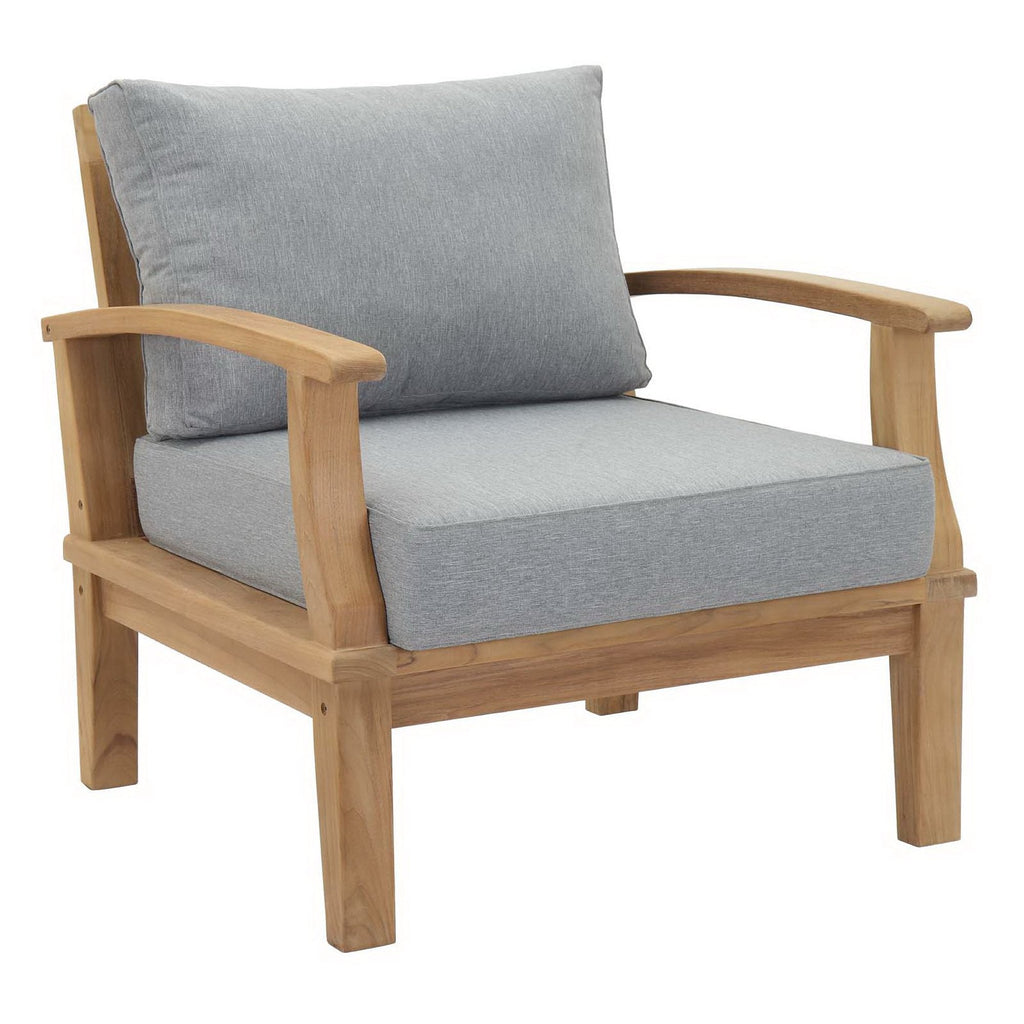 Marina Outdoor Patio Teak Armchair by Modway