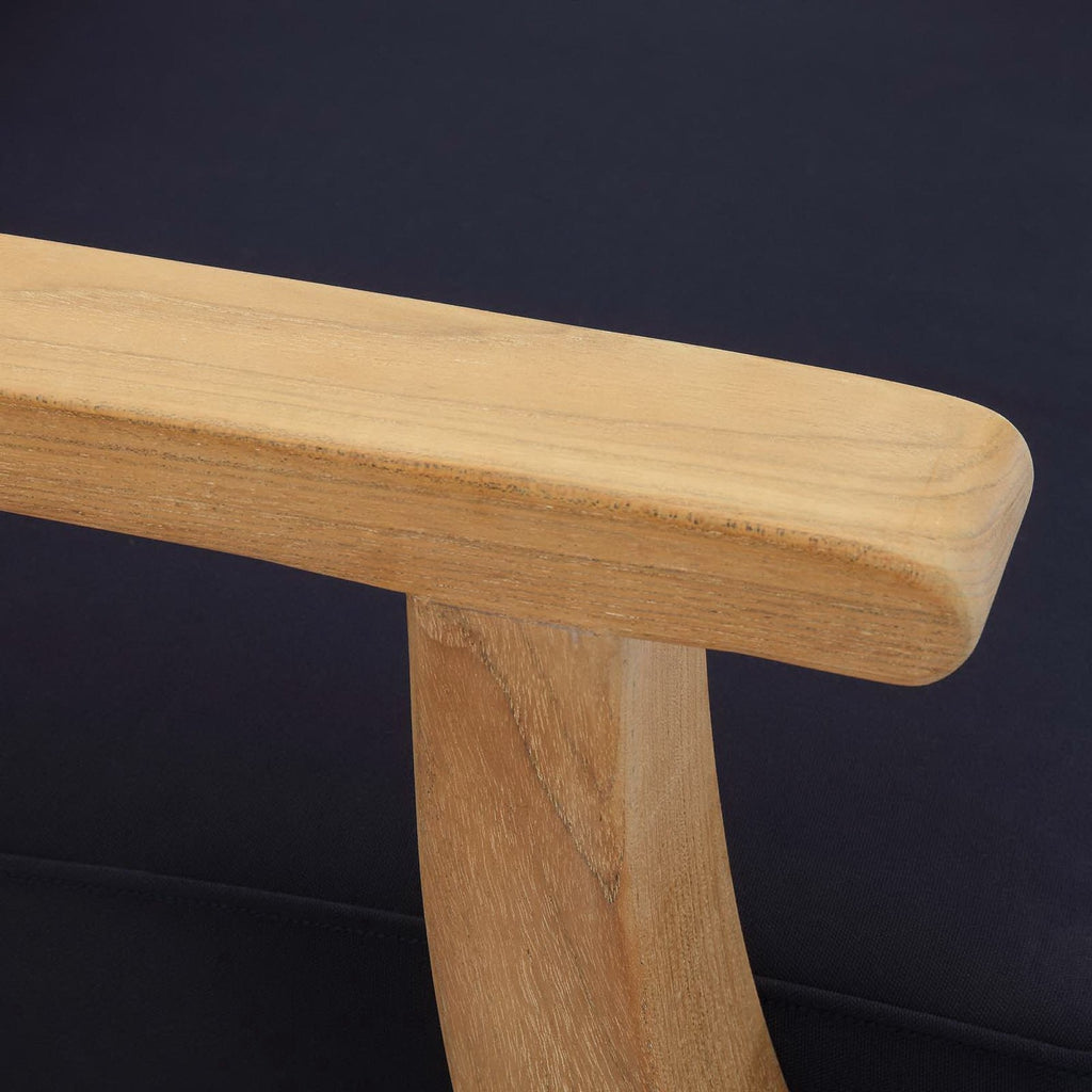 Marina Outdoor Patio Teak Armchair by Modway