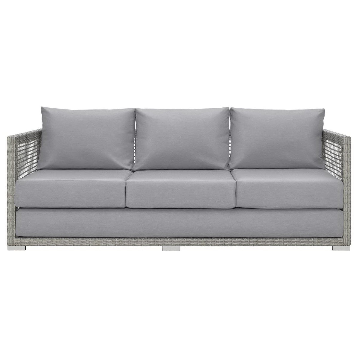 Aura Outdoor Patio Wicker Rattan Sofa