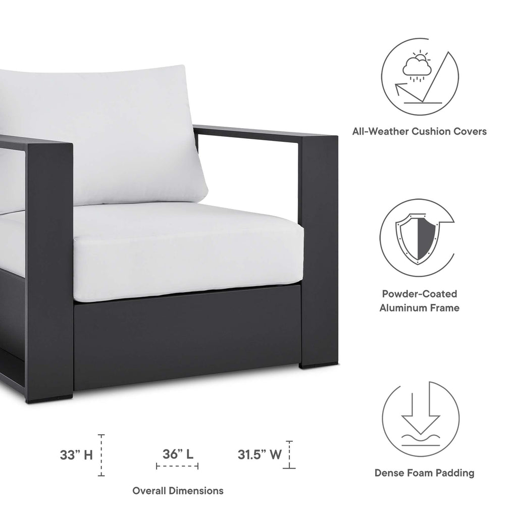 Tahoe Outdoor Patio Aluminum Armchair by Modway
