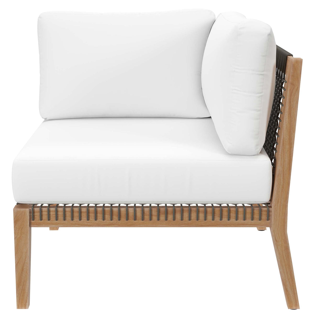 Clearwater Outdoor Patio Teak Wood Loveseat by Modway