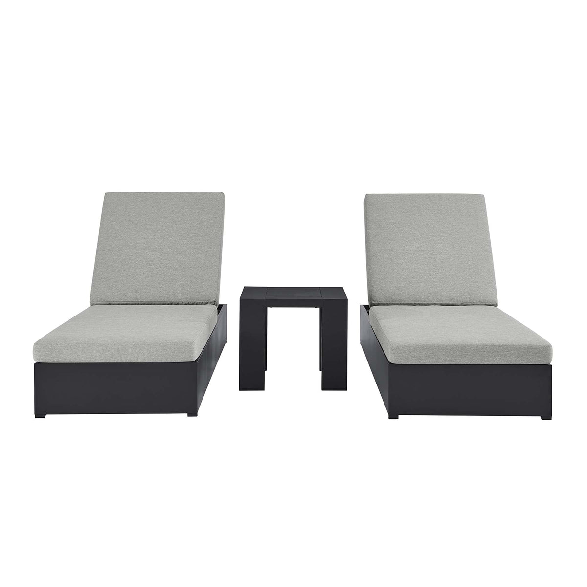 Tahoe 3-Piece Outdoor Patio Chaise Lounge Set