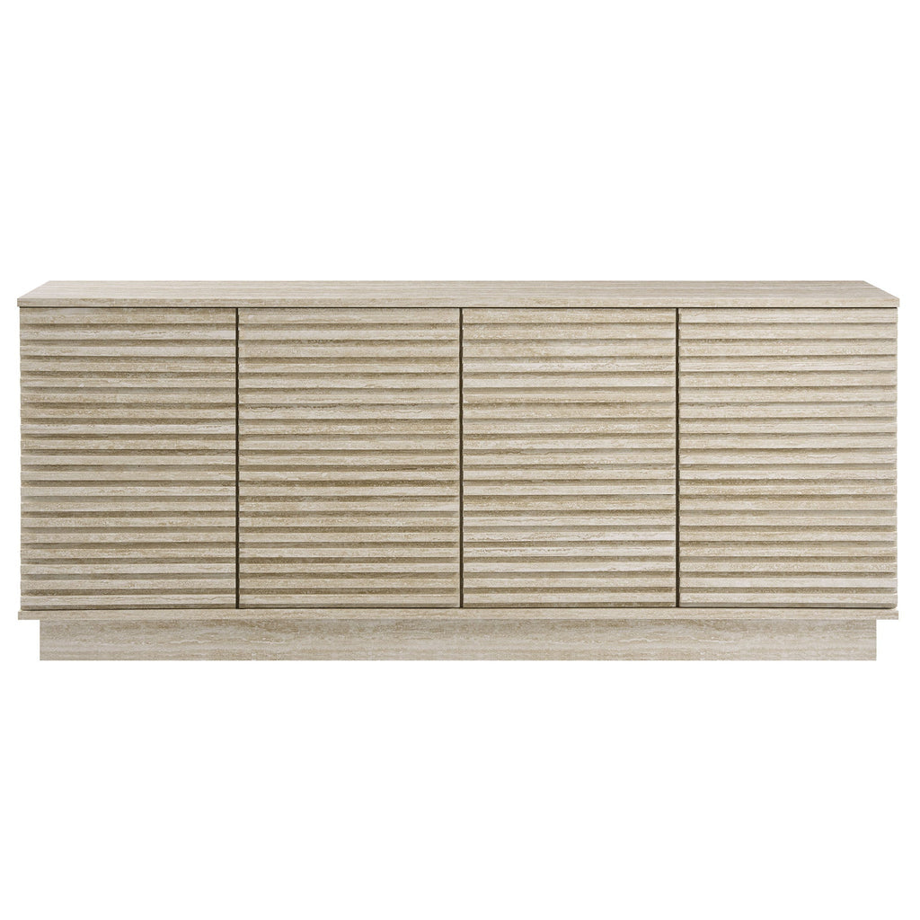 Render 70" Faux Travertine Sideboard Cabinet TV Stand by Modway