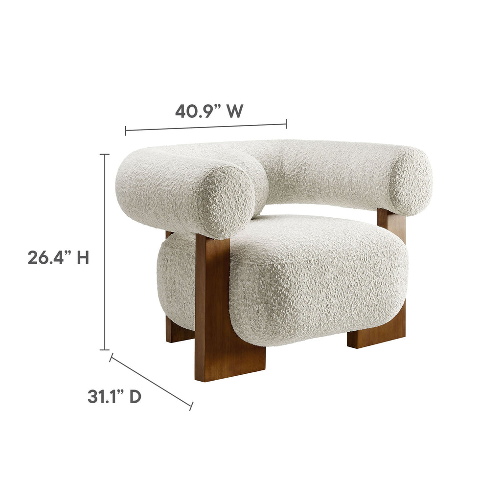 Jace Bouclé Accent Chair