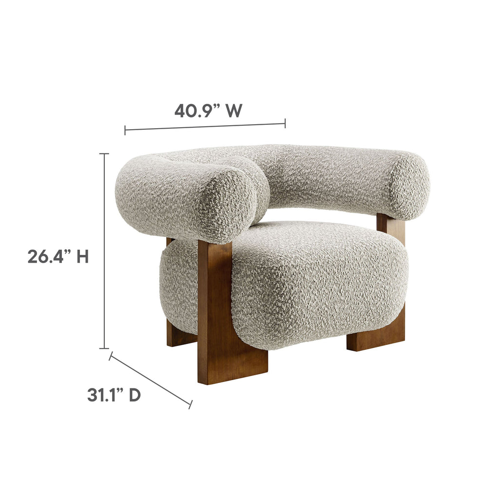 Jace Bouclé Accent Chair