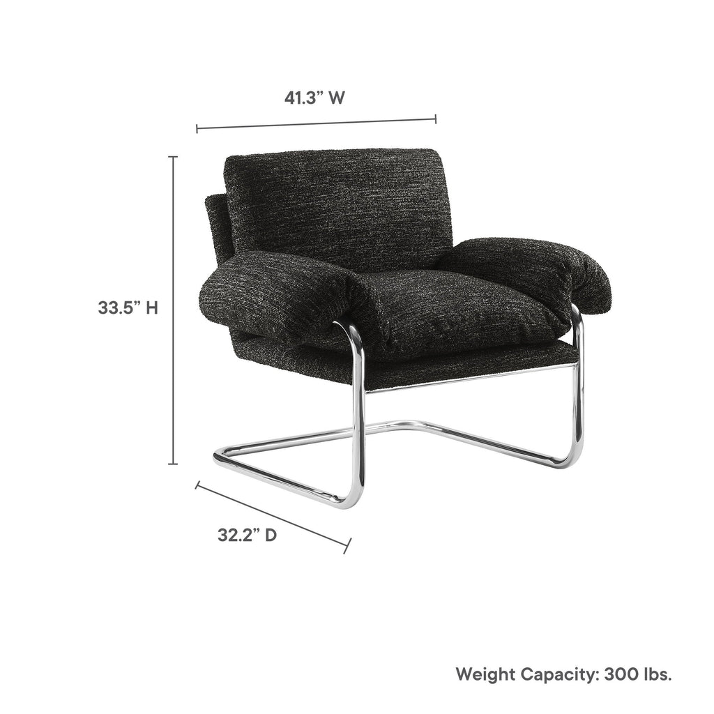 Ansel Bouclé Accent Chair