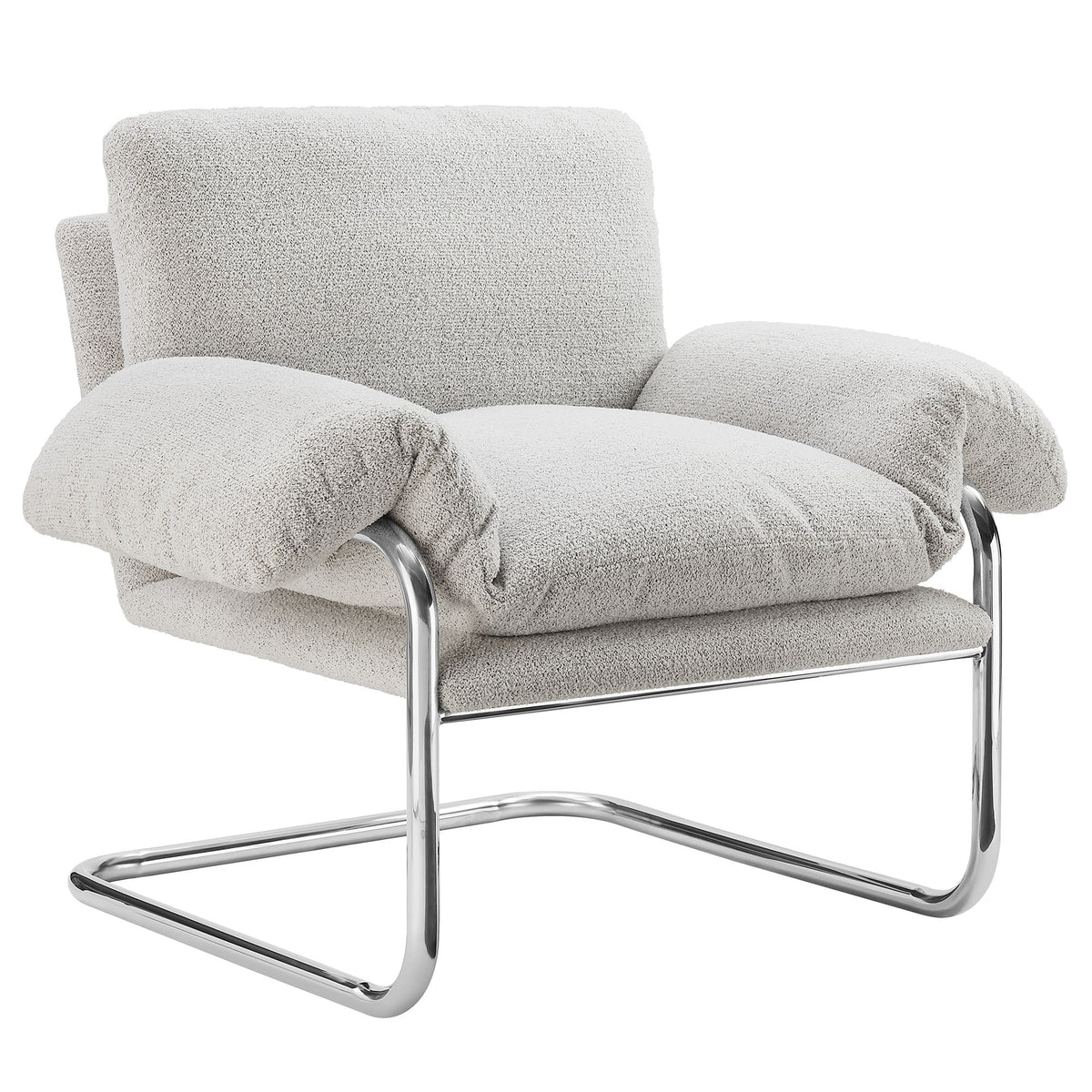 Ansel Bouclé Accent Chair