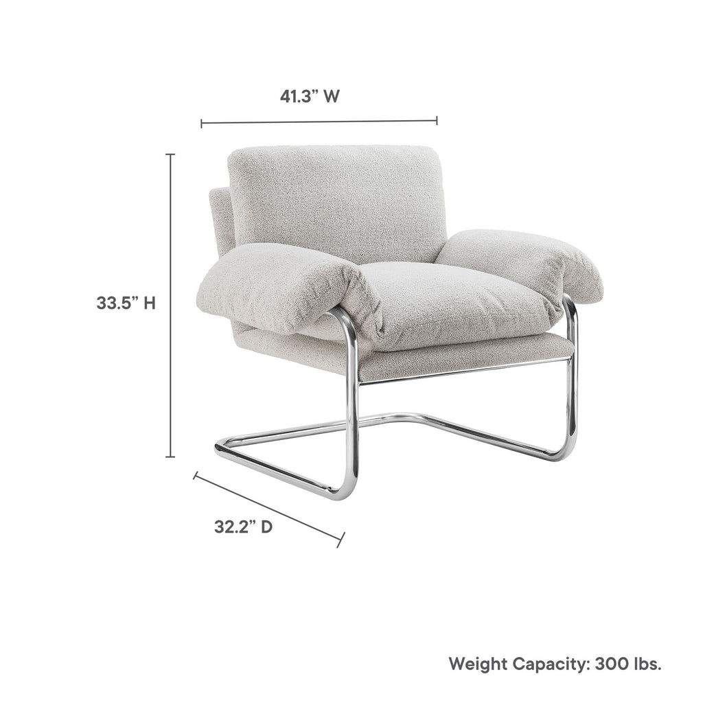 Ansel Bouclé Accent Chair