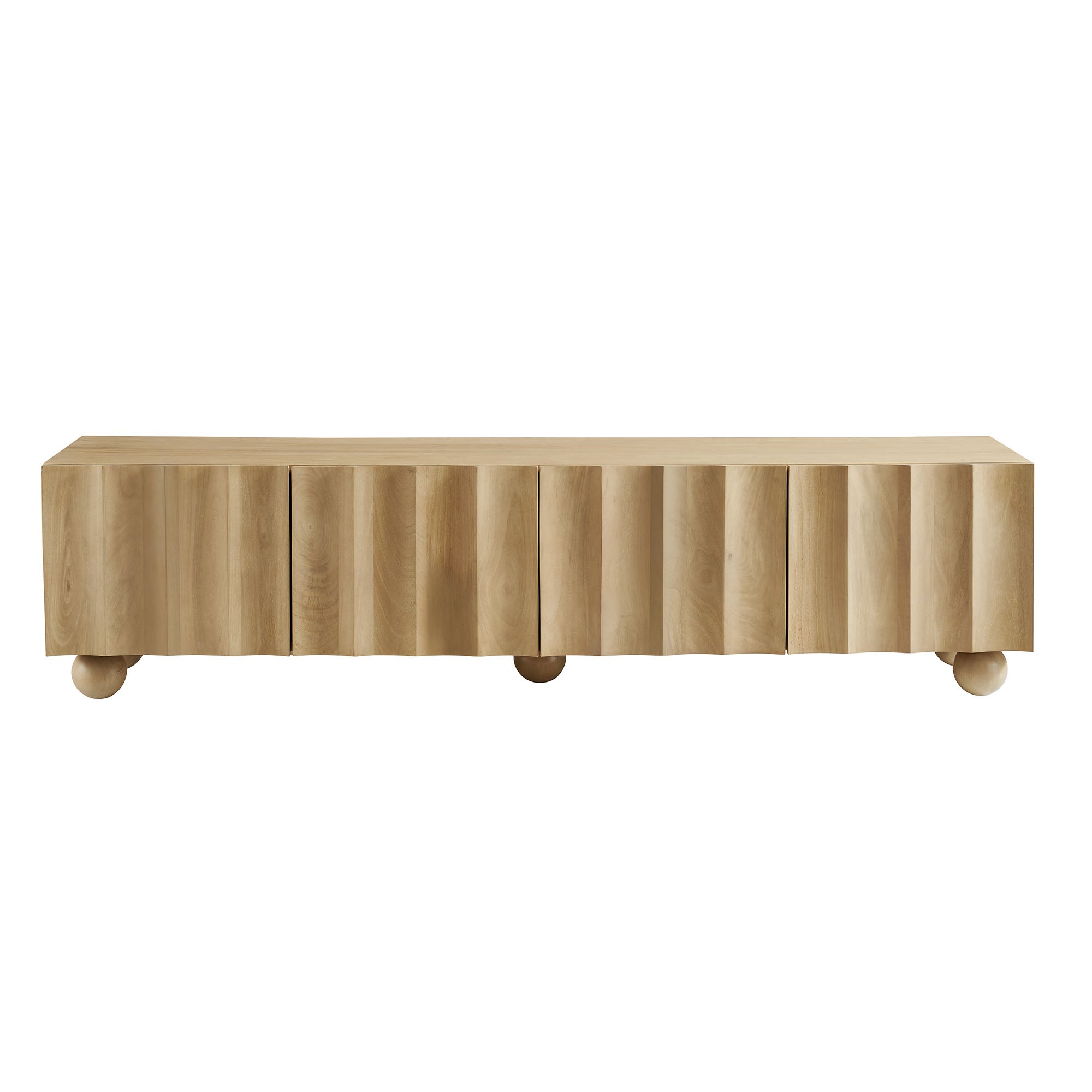 Sorren Scalloped 71" Wood TV Stand by Modway