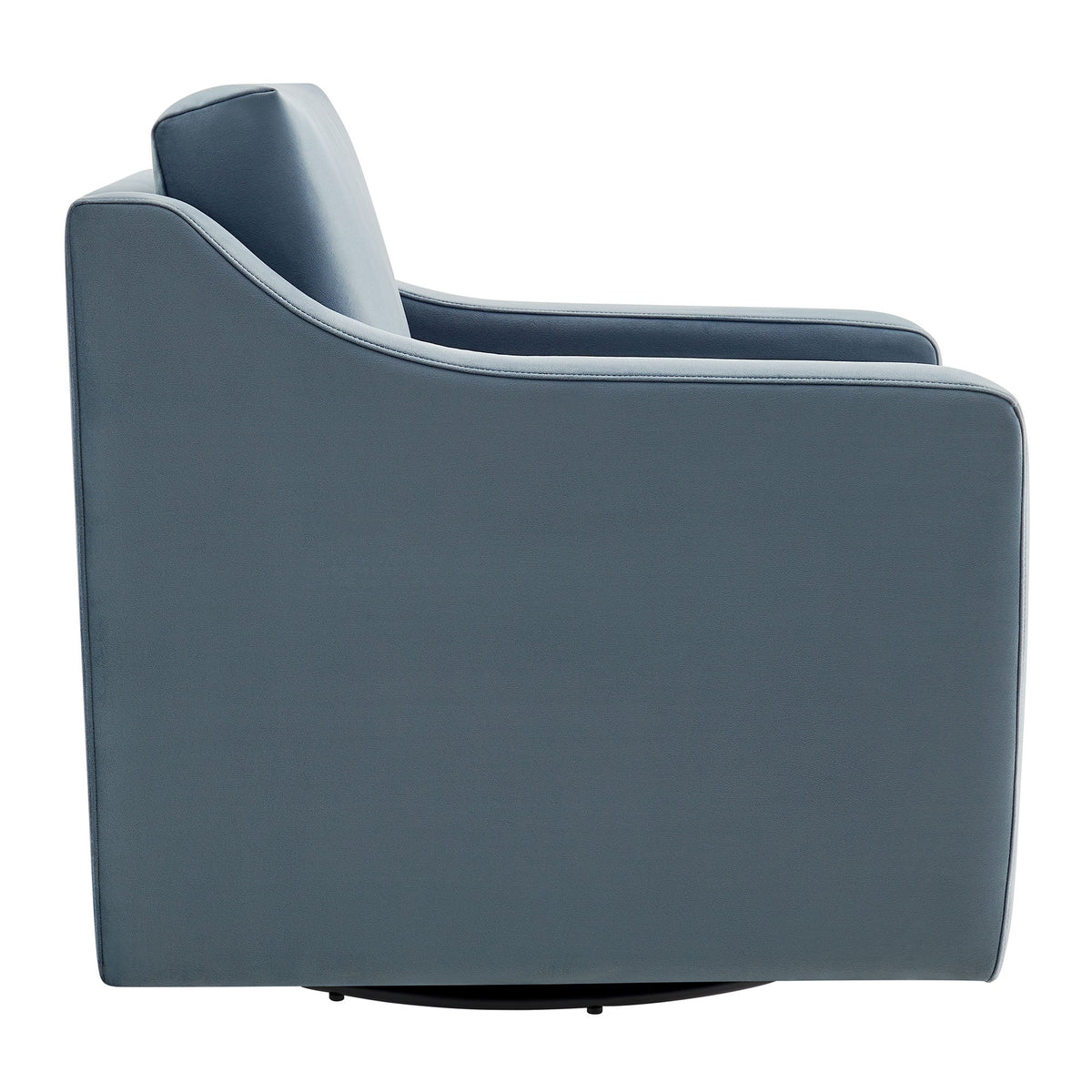 Liora Performance Velvet Swivel Armchair