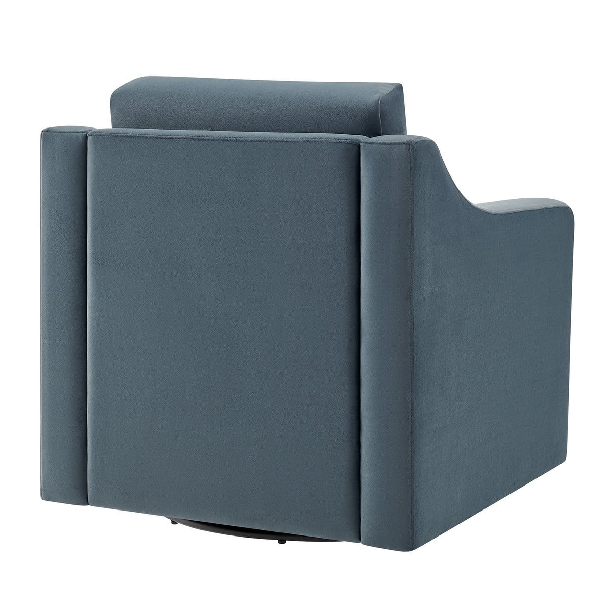 Liora Performance Velvet Swivel Armchair