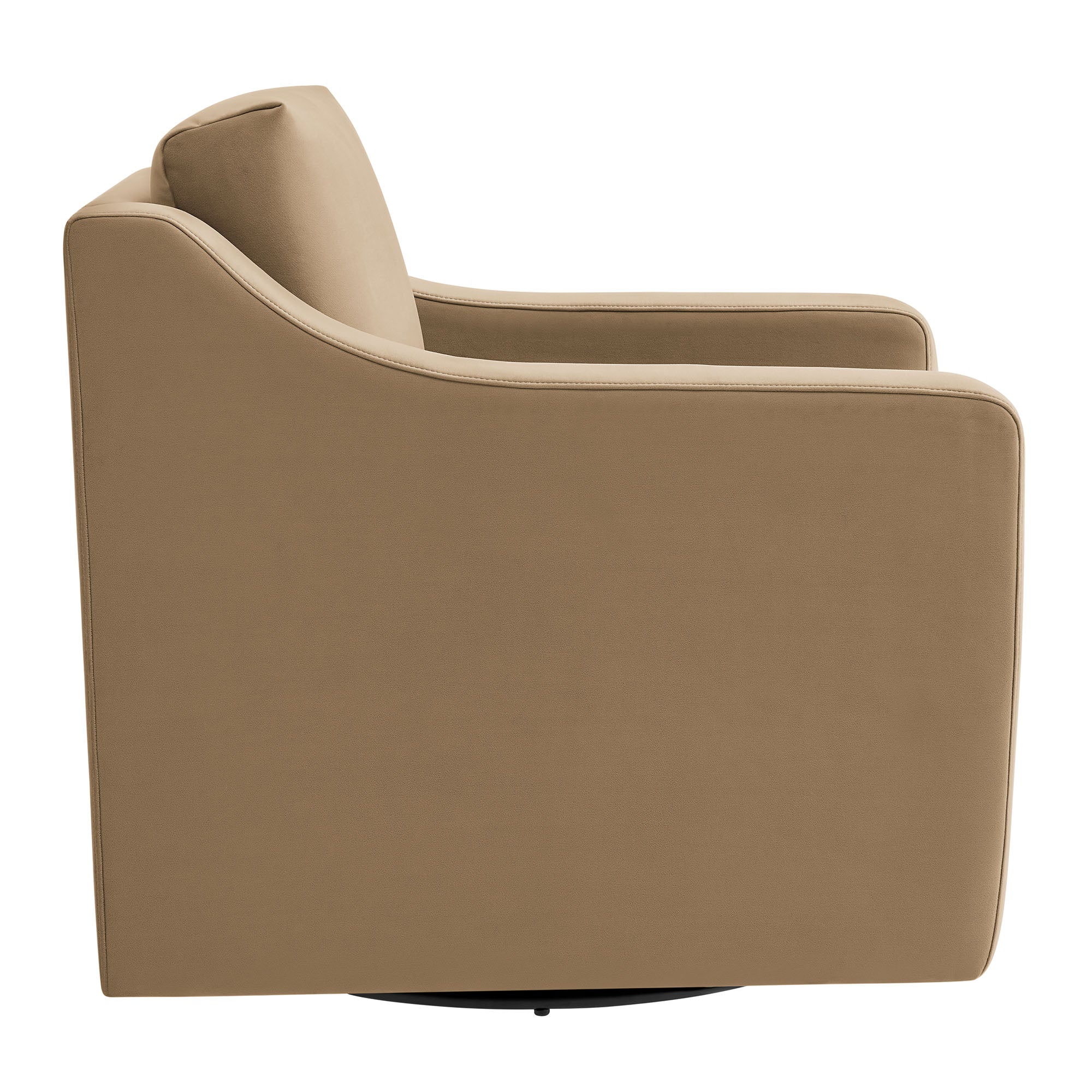 Liora Performance Velvet Swivel Armchair