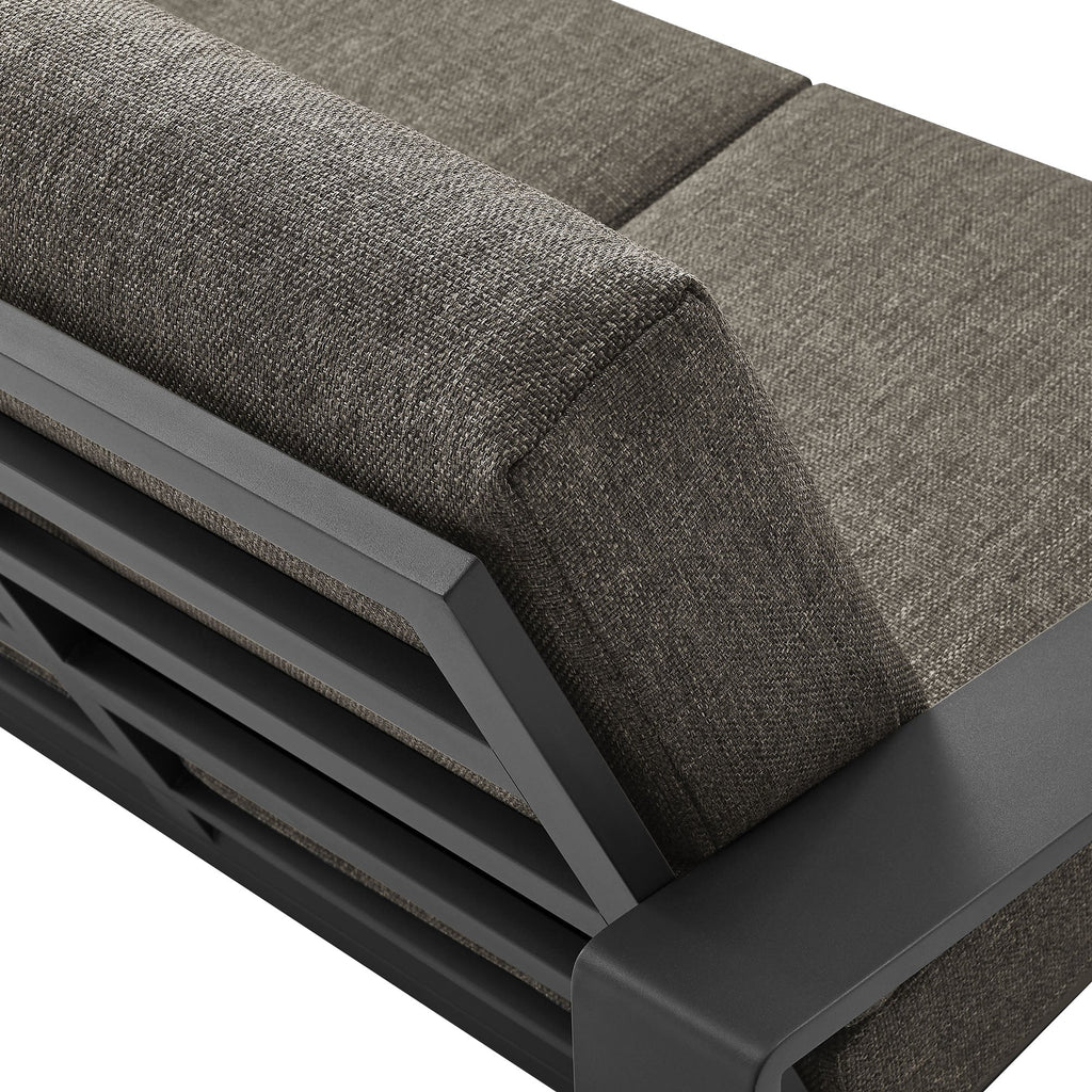 Lirienne Outdoor Patio Aluminum Loveseat by Modway