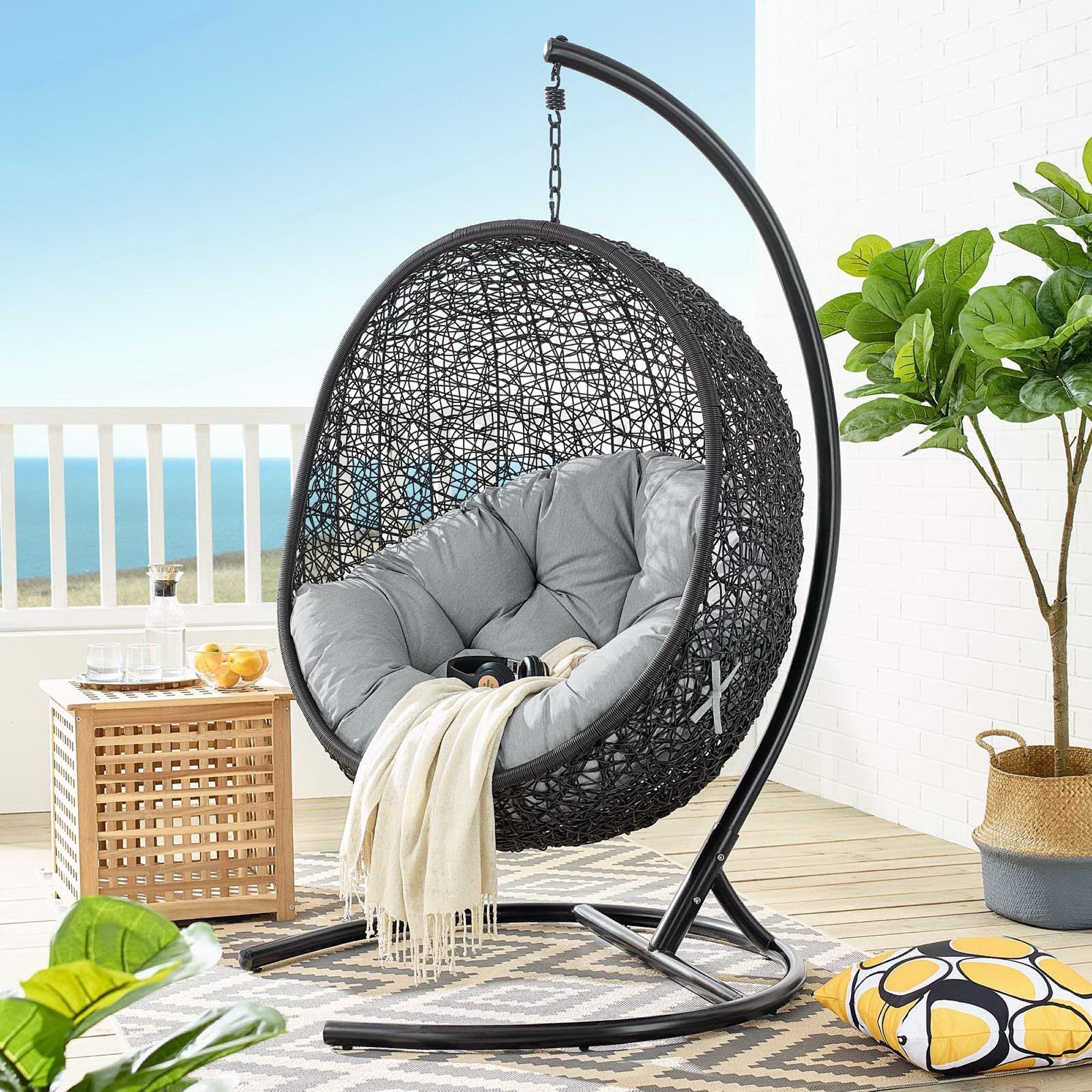 Encase Swing Outdoor Patio Lounge Chair by Modway