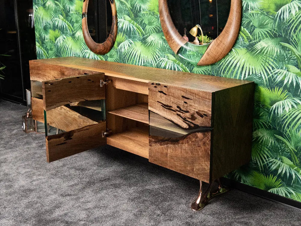 Osso Walnut & Resin Credenza