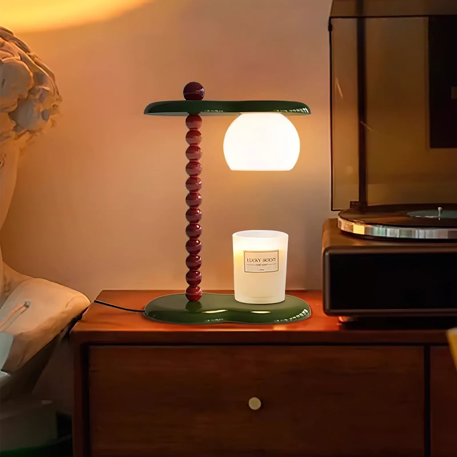 Everalda Candle Table Lamp