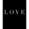 Love: A decorative book for coffee tables, bookshelves and interior design styling - Stack deco books together to create a custom look in any room - Paperback