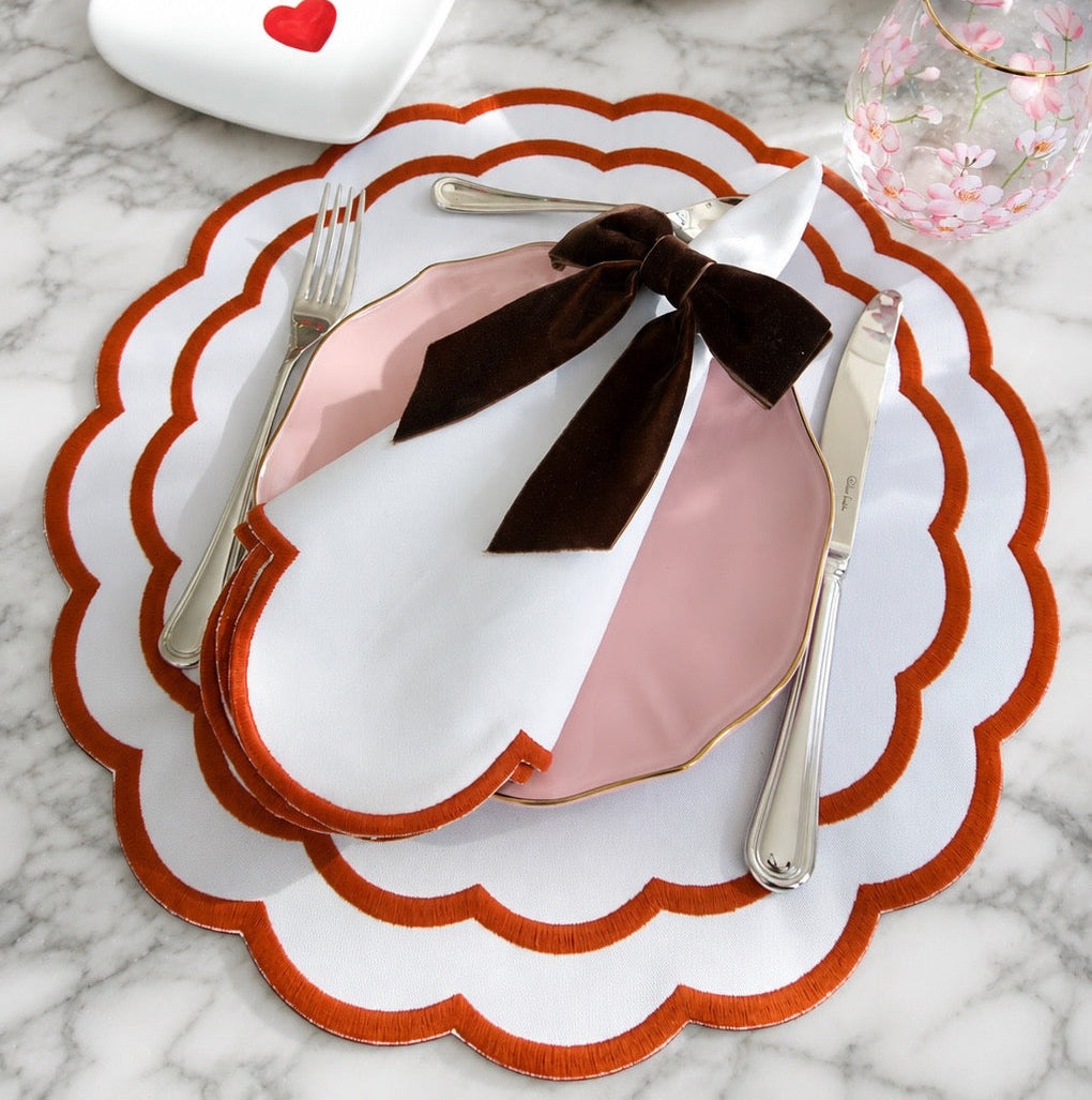 Terracotta Bianca Placemats (Set of 2)