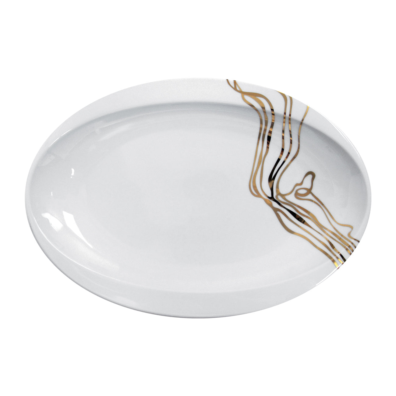 Fiume D'Oro Medium Oval Platter