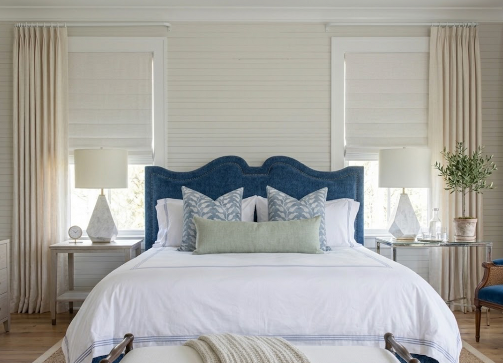 Folio Pillow Cover in Lake Blue, Susan Connor Textiles